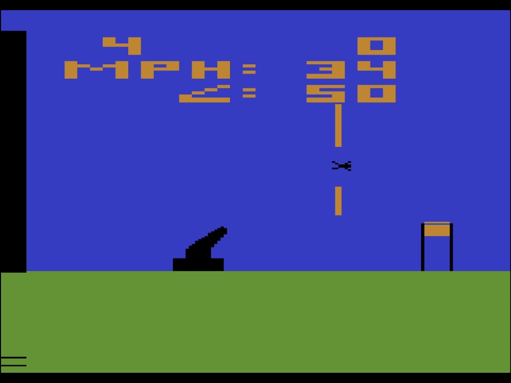 Screenshot of Human Cannonball for Atari 2600